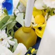 VASE VERRE LILOU 6X11X6CM 190ML JAUNE