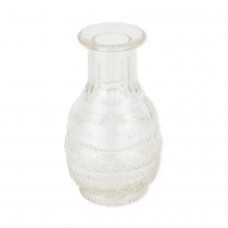 VASE VERRE ROND À L\'ANCIENNE 7.5X13CM