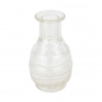 VASE VERRE ROND À L\'ANCIENNE 7.5X13CM