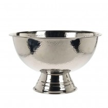 VASQUE À CHAMPAGNE MARTELÉ INOX 39CM ARGENT