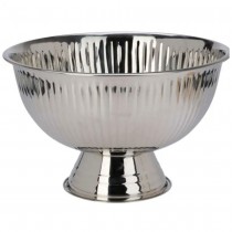 VASQUE À CHAMPAGNE RAINURÉ INOX 39CM ARGENT