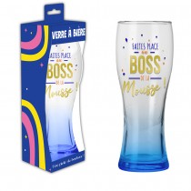 VERRE À BIÈRE APÉRO 42CL BLEU