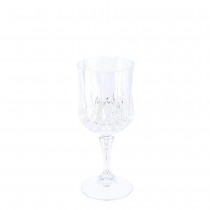 VERRE À PIED RÉUTILISABLE VINTAGE 22CL TRANSPARENT