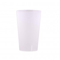 VERRE GOBELET PLASTIQUE INCASSABLE 33CL TRANSLUCIDE