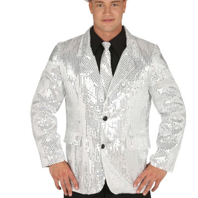 Veste Costume Homme à Paillettes 10 Coloris Au Choix