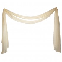 VOILE ARCHE DE CÉRÉMONIE 2X6.2M CRÈME