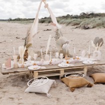 VOILE TISSU ARCHE DE CÉRÉMONIE 1.6X4M BLUSH